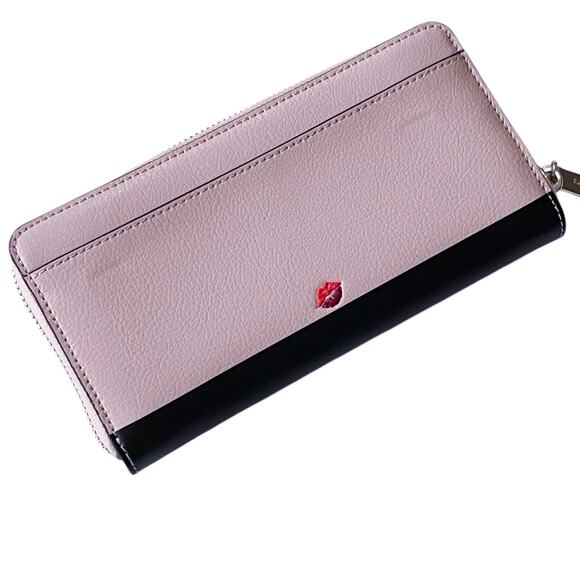 Kate Spade x Disney Minnie Mouse Large Continental Zip Around Leather Wallet - Picture 3 of 13